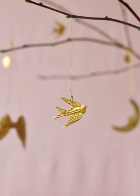 COLGANTE GOLONDRINA DORADA