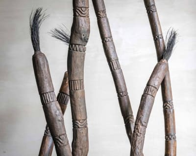 ESTATUA WAVE ANTIQUE BROWN1