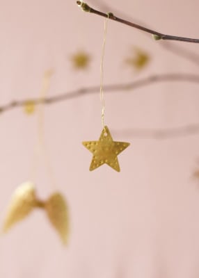 COLGANTE ESTRELLA DORADA