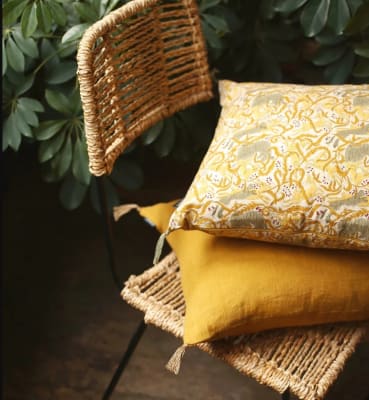 FUNDA ALGODÓN 40X55 LETHO CURCUMA1