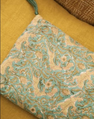 FUNDA ALGODÓN 50X70 LETHO VERT