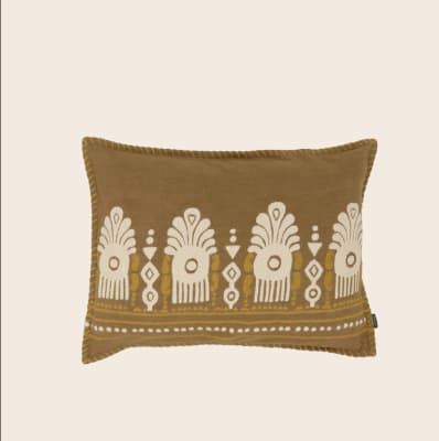 FUNDA ALGODÓN 40X55 NAYA PESTO ET ECRU