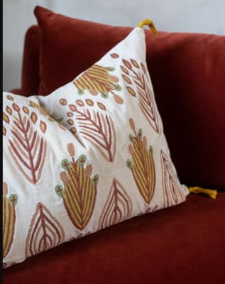 FUNDA PATTA BLANC ROSE 40X55