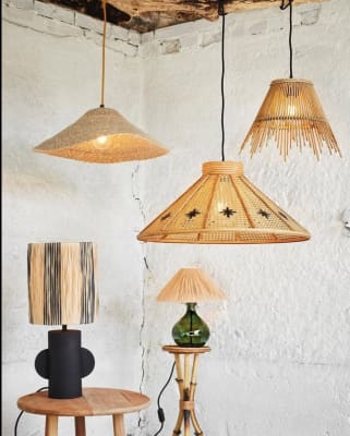 LAMPARA CEILING RATTAN1