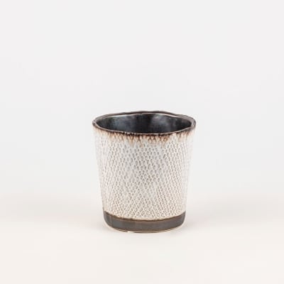 MACETA PATTERN BLANCA