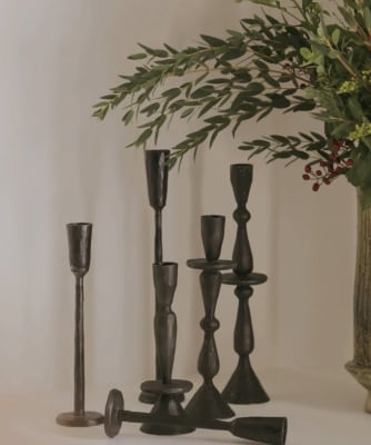 SET 3 CANDELABROS JYA NEGRO