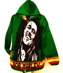 CHAQUETA  LANA  BOB MARLEY  VERDE