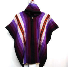 PONCHO MORADO