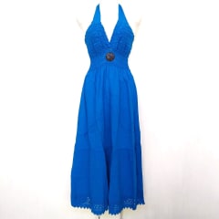 VESTIDO LARGO SI MANGA CALIPSO