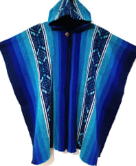 PONCHO AZULINO