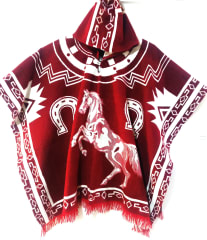 PONCHO CABALLO ROJO