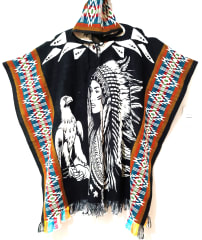 PONCHO INDIA Y SU AGUILA