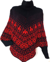 PONCHO CHOMPA LANA ALPACA