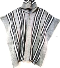 PONCHO PLOMO PLATA