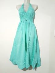 VESTIDO  LARGO CON AMARRE 0