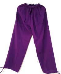 PANTALÓN DE ALGODÓN  MORADO LISO 0