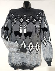 CHOMPA ALPACA GRISES CERRADO 0