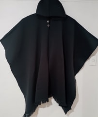 PONCHO NEGRO ALPACA 0
