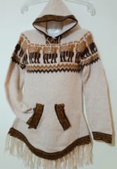 CHOMPA  BEIGE SHAKIRA ALPACA