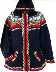 CHOMPA DE LANA DE ALPACA INCAICA