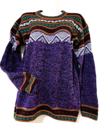 CHOMPA MORADO  CERRADO  INCAICO