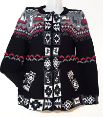 CHOMPA ÑUSTA ALPACA  NEGRO