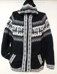 CHOMPA NEGRA ALPACA CUSQUEÑO