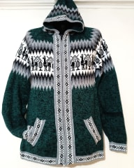 CHOMPA VERDE ESMERALDA  ALPACAS 0