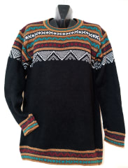 CHOMPA CUSQUEÑO NEGRO CERRADO 0