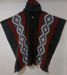 PONCHO MAPUCHE ARAUCANO  ALPACA