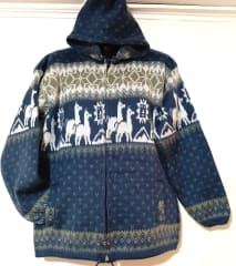 CHAQUETA ALPACAS AZUL ACETO