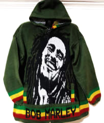 CHAQUETA  BOB MARLEY  VERDE PETROLEO