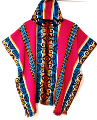 PONCHO FUCSIA CHACANA CUSQUEÑA