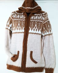 CHOMPA ALPACA  BEIGE  CAFE