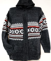CHOMPA ALPACA  GRIS ROMBO 0