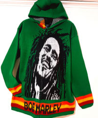 CHALECO BOB MARLEY  VERDE  CLASICO