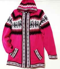 CHOMPA DE ALPACA ROSADO