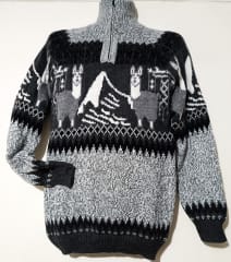 CHOMPA ALPACA BITLE  GRIS 0