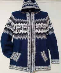 CHOMPA ALPACA AZUL MARINO