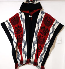 PONCHO REVERSIBLE ALPACA