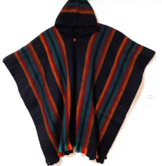 PONCHO OVEJA COLORES RASTA