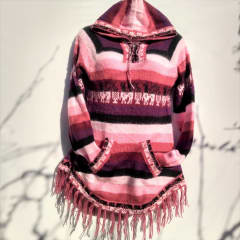 Chaleco Shakira rosado rayado 0