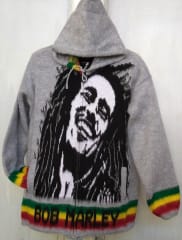 CHALECO GRIS BOB MARLEY
