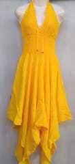 Vestido en punta amarillo