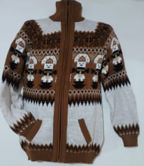 CHAQUETA DE LANA DE ALPACA BEIGE 0