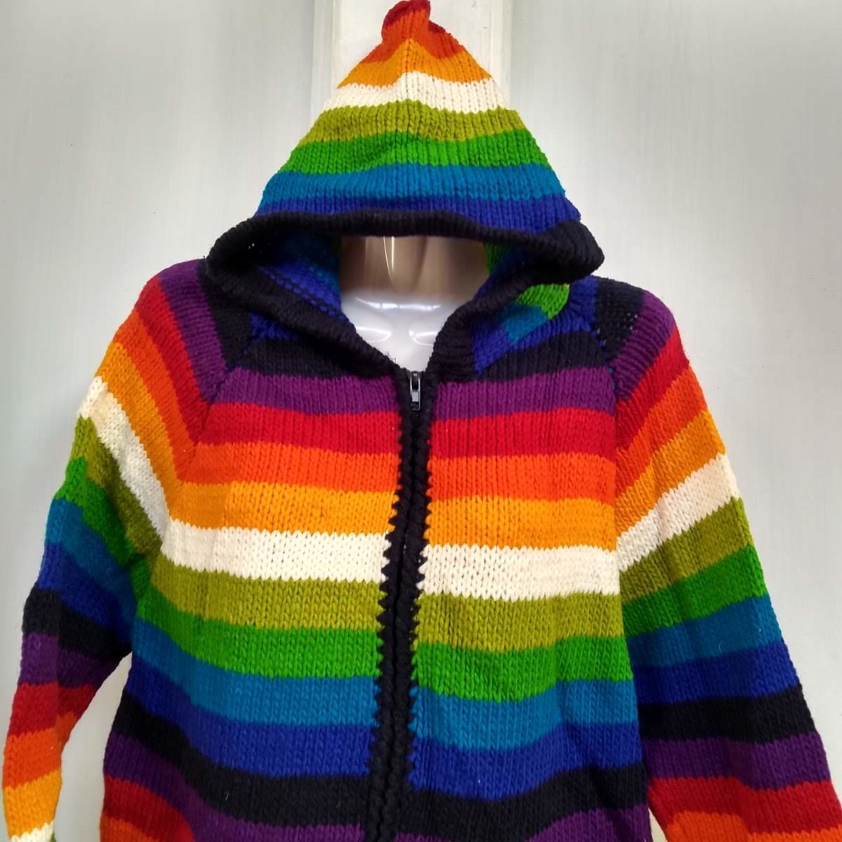 CHAQUETA LANA OVEJA ARCOIRIS II2
