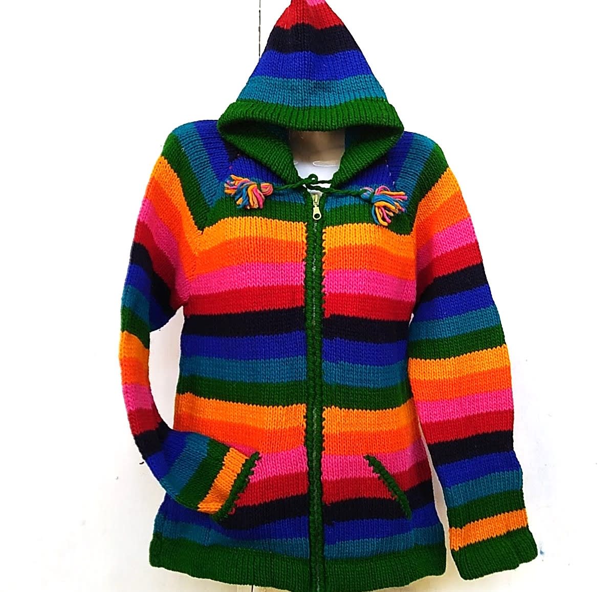 CHOMPA DE LANA DE OVEJA ARCOIRIS1