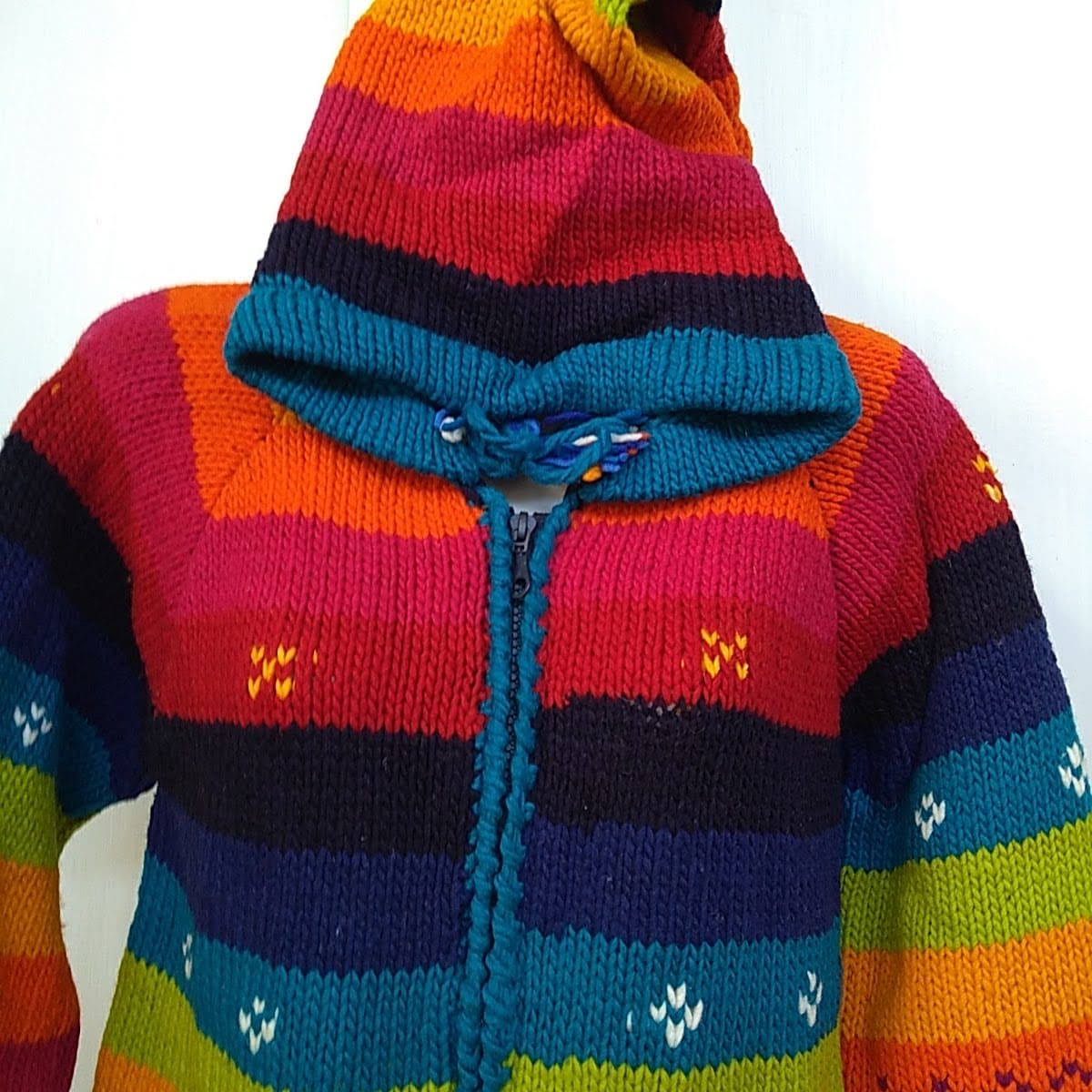 CHAQUETA DE LANA  OVEJA ARCOIRIS2