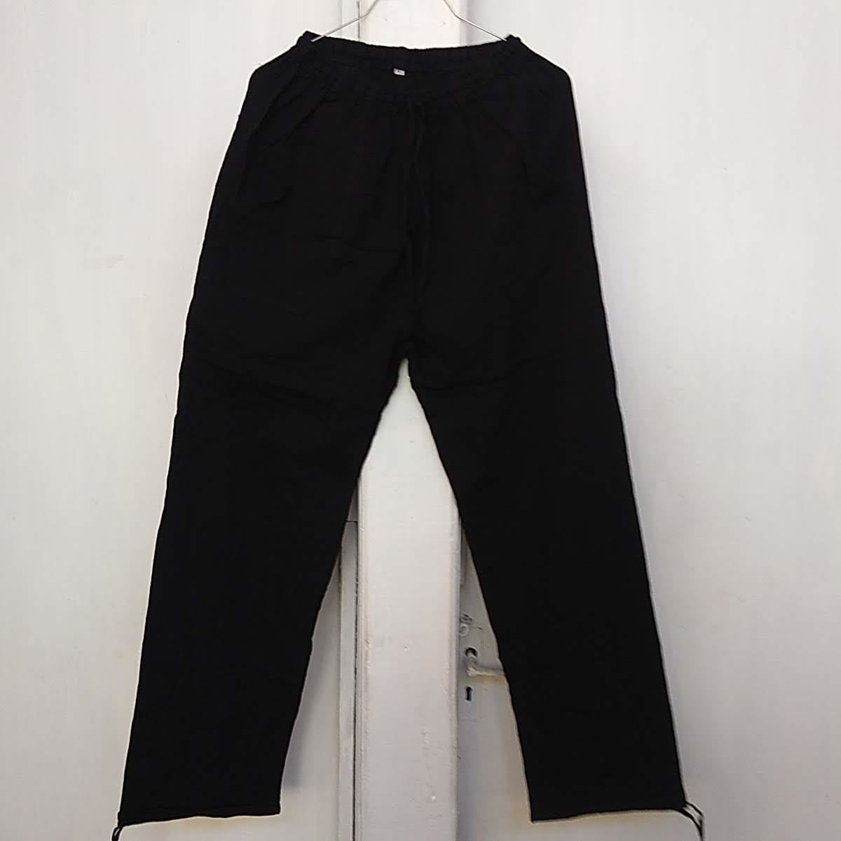 PANTALON ALGODÓN NEGRO1