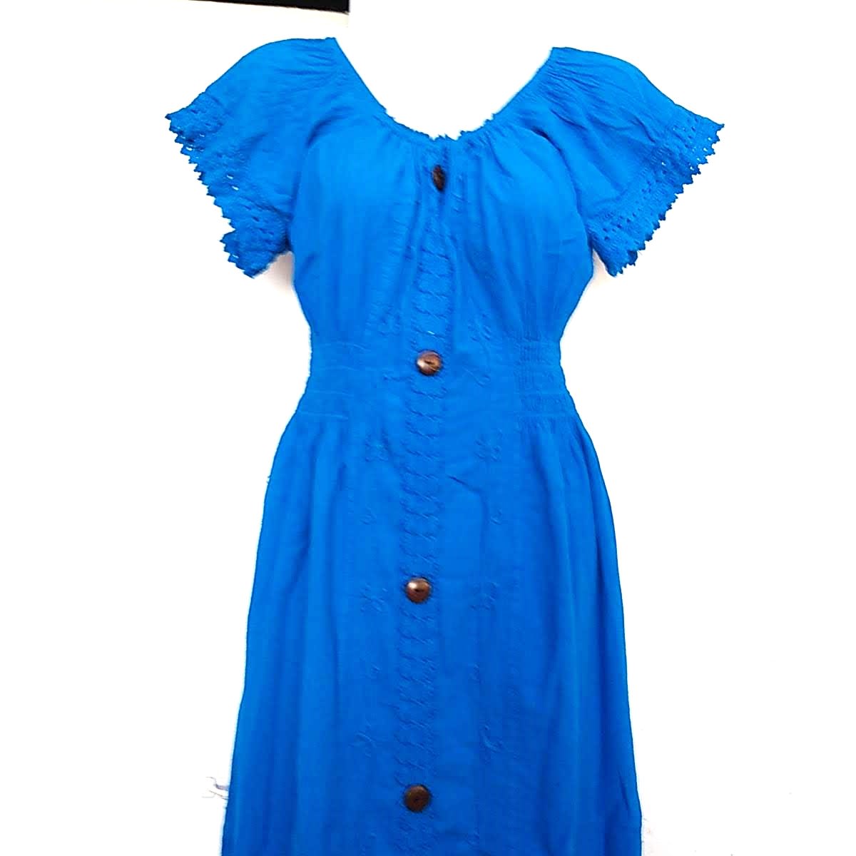 VESTIDO LARGO CON CUELLO REDONDO CALIPSO2